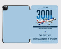 Thumbnail for Extra 300L design on light blue ipad tablet case