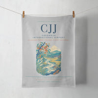 Thumbnail for Cheongju International Airport (CJJ) design on light gray towel