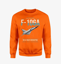 Thumbnail for F-106A Delta Dart design on orange sweatshirt