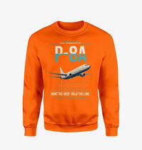 Thumbnail for P-8A Poseidon design on orange sweatshirt