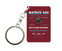 Thumbnail for DJI Matrice 400 Key Chain design on dark red key chain