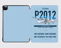 Thumbnail for Tecnam P2012 Traveller design on light blue ipad tablet case