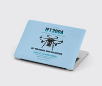 Thumbnail for Inspired Flight IF1200A design on light blue MacBook case