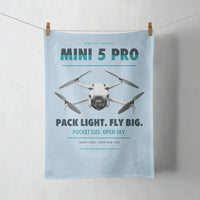 Thumbnail for DJI Mini 5 Pro design on light blue towel