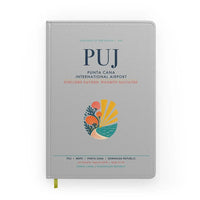 Thumbnail for Punta Cana International Airport (PUJ) design on light gray notebook