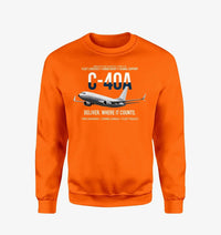 Thumbnail for C-40A Clipper Fleet Logistics Ready design on orange sweatshirt