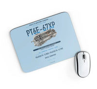 Thumbnail for PT6E-67XP design on light blue rectangle mouse pad
