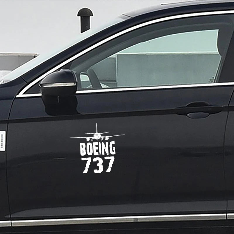 Boeing 737 Car Sticker - view 5