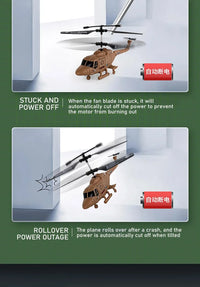 Thumbnail for 2.5CH Army Green-Style RC Drone/Helicopter (USB Rechargeable, LED) - view 11