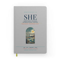 Thumbnail for Shenyang Taoxian International Airport (SHE) design on light gray notebook