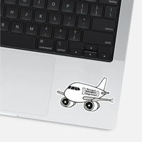Thumbnail for Custom Design Image Logo Airbus A320 Airplanes sticker