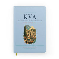 Thumbnail for Kavala International Airport Megas Alexandros (KVA) design on light blue notebook