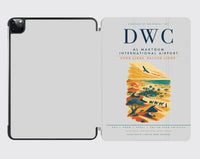 Thumbnail for Al Maktoum International Airport (DWC) design on light gray ipad tablet case