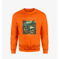 Thumbnail for VINTAGE G4055 - The Flying Boat Era - Designed Sweatshirts design on orange
