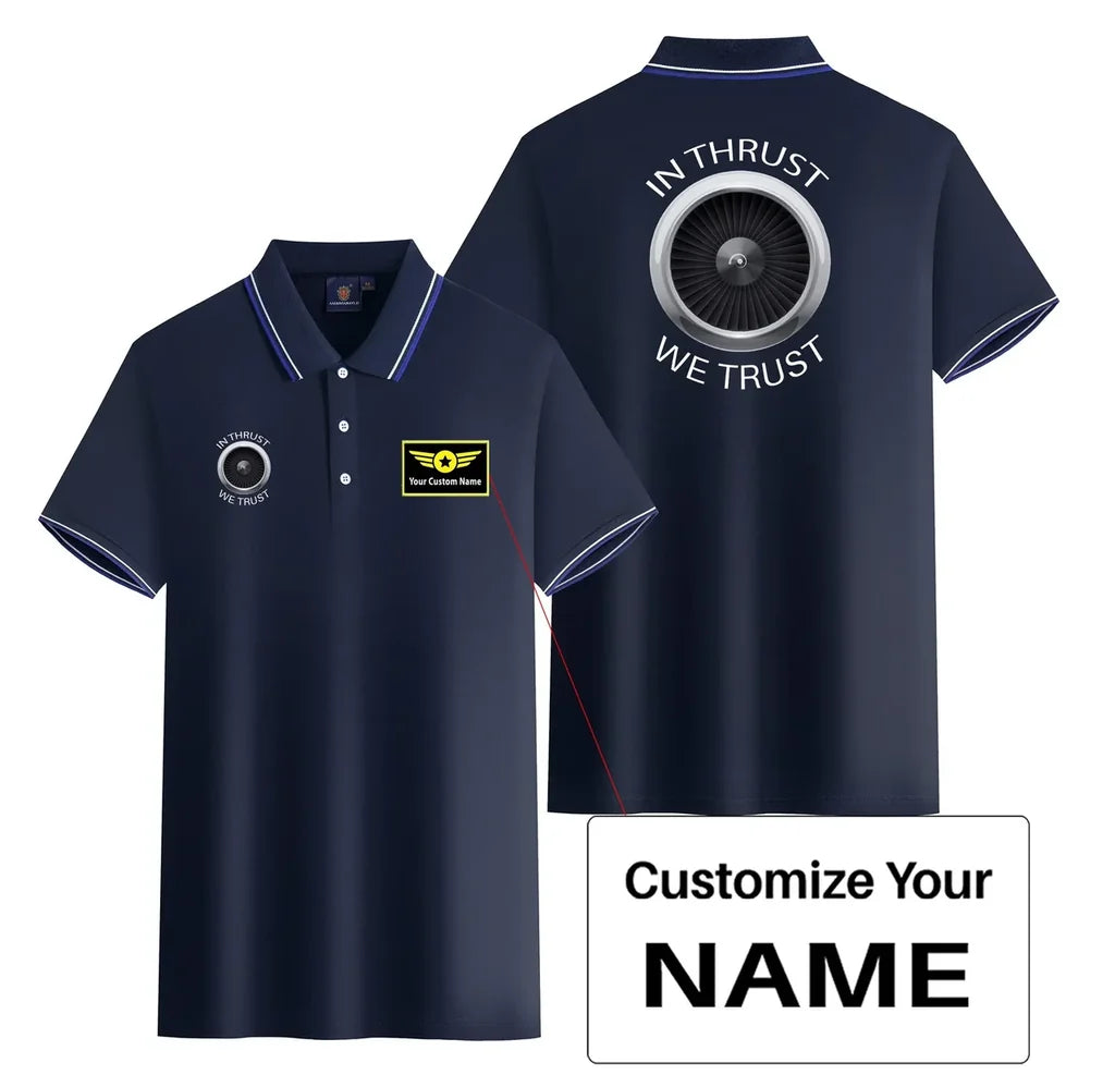 Customisable Thrust We Trust Polo Shirt - view 5