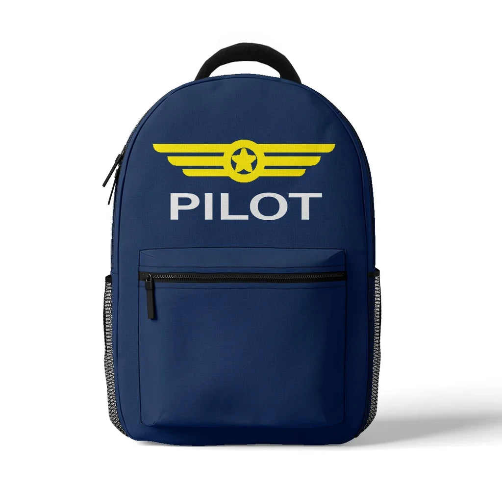 Pilot & Badge 3D Badge - view 5