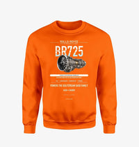 Thumbnail for BR725 design on orange sweatshirt