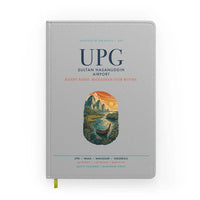 Thumbnail for Sultan Hasanuddin Airport (UPG) design on light gray notebook