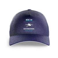 Thumbnail for DJI Mini 4K design on dark blue printed hat