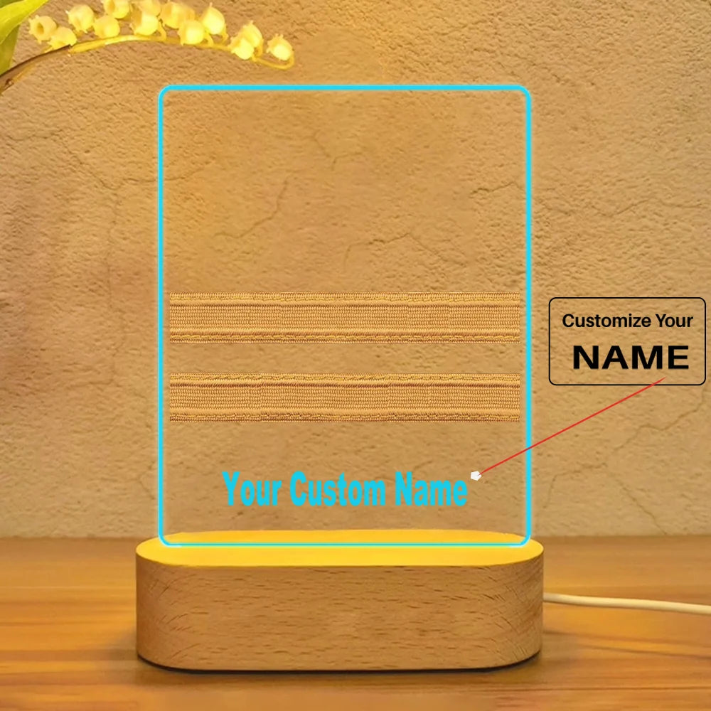 Customisable Pilot Epaulettes Lamp - view 5