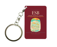 Thumbnail for Ankara Esenboga Airport ESB Dark Red