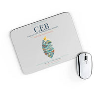 Thumbnail for Mactan-Cebu International Airport (CEB) design on light gray rectangle mouse pad