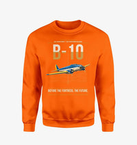 Thumbnail for Martin B-10 design on orange sweatshirt
