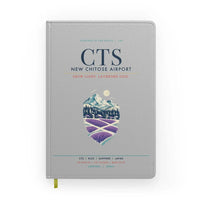Thumbnail for New Chitose Airport Sapporo (CTS) design on light gray notebook