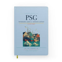 Thumbnail for Petersburg James A. Johnson Airport (PSG) design on light blue notebook