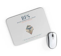 Thumbnail for Belfast International Airport (BFS) design on light gray rectangle mouse pad