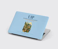 Thumbnail for Quimper–Cornouaille Airport (UIP) design on light blue MacBook case