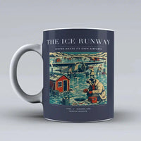 Thumbnail for VINTAGE G4041 - The Ice Runway - Ceramic Mug design on darkblue
