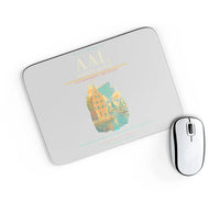 Thumbnail for Aalborg Airport AAL Mouse-Pad Rectangle - Light Gray
