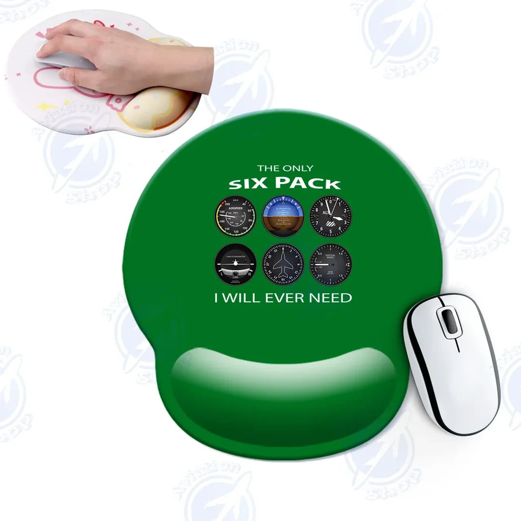 Only Six Pack I Will Mouse Pad - view 5