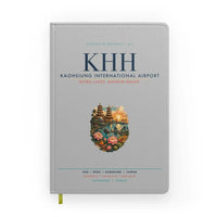 Thumbnail for Kaohsiung International Airport (KHH) design on light gray notebook