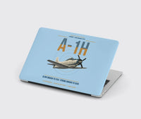 Thumbnail for A-1H Skyraider design on light blue MacBook case