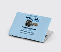 Thumbnail for TRENT 500 design on light blue MacBook case