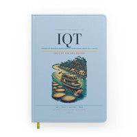 Thumbnail for Coronel FAP Francisco Secada Vignetta International Airport (IQT) design on light blue notebook
