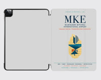 Thumbnail for Milwaukee Mitchell International Airport (MKE) design on light gray ipad tablet case