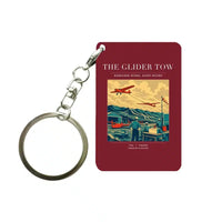 Thumbnail for VINTAGE G4249 - The Glider Tow - Designed Key Chain design on darkred