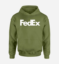 Thumbnail for FedEx logo printed on green army hoodie
