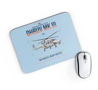 Thumbnail for HAL ALH Dhruv Mk III design on light blue rectangle mouse pad