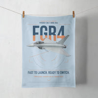 Thumbnail for Eurofighter Typhoon FGR4 design on light blue towel