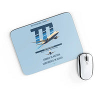 Thumbnail for Boeing 777F design on light blue rectangle mouse pad