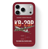 Thumbnail for KB-29P SUPERFORTRESS design on dark red magsafe iphone case, for iPhone 17 Pro