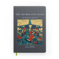 Thumbnail for VINTAGE G4538 - The Swords Into Seats - Designed Notebooks design on gray