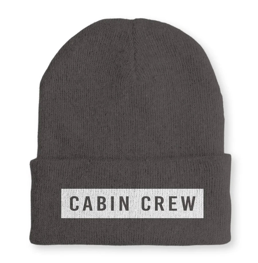 Cabin Crew Text Embroidered Beanie - view 5