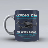 Thumbnail for X10 Mug design on dark blue skydio
