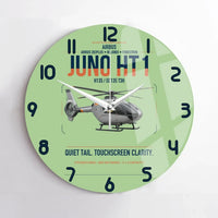 Thumbnail for Airbus H135 Juno HT1 design on light green no frame wall clock