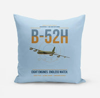 Thumbnail for B-52H Stratofortress design on light blue pillow